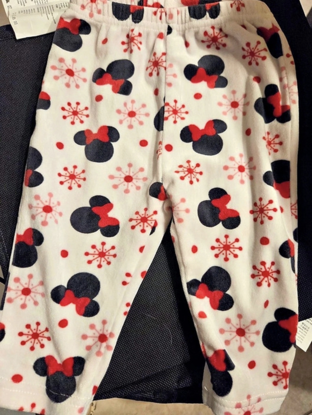 Disney Minnie Mouse Allover Print Fleece Pants Mickey Mouse Fleece Pajama Pants